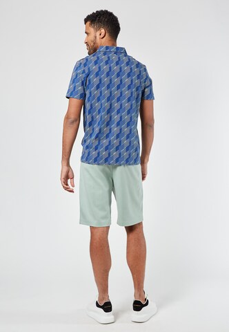 4funkyflavours - Ajuste regular Camisa 'it RunsThrough Me' en azul