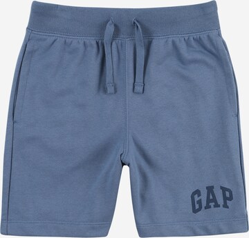 GAP Regular Broek in Blauw: voorkant