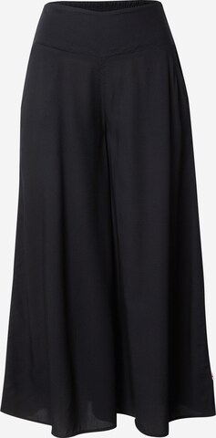 Wide Leg Pantalon 'in Full Bloom' Blutsgeschwister en noir : devant