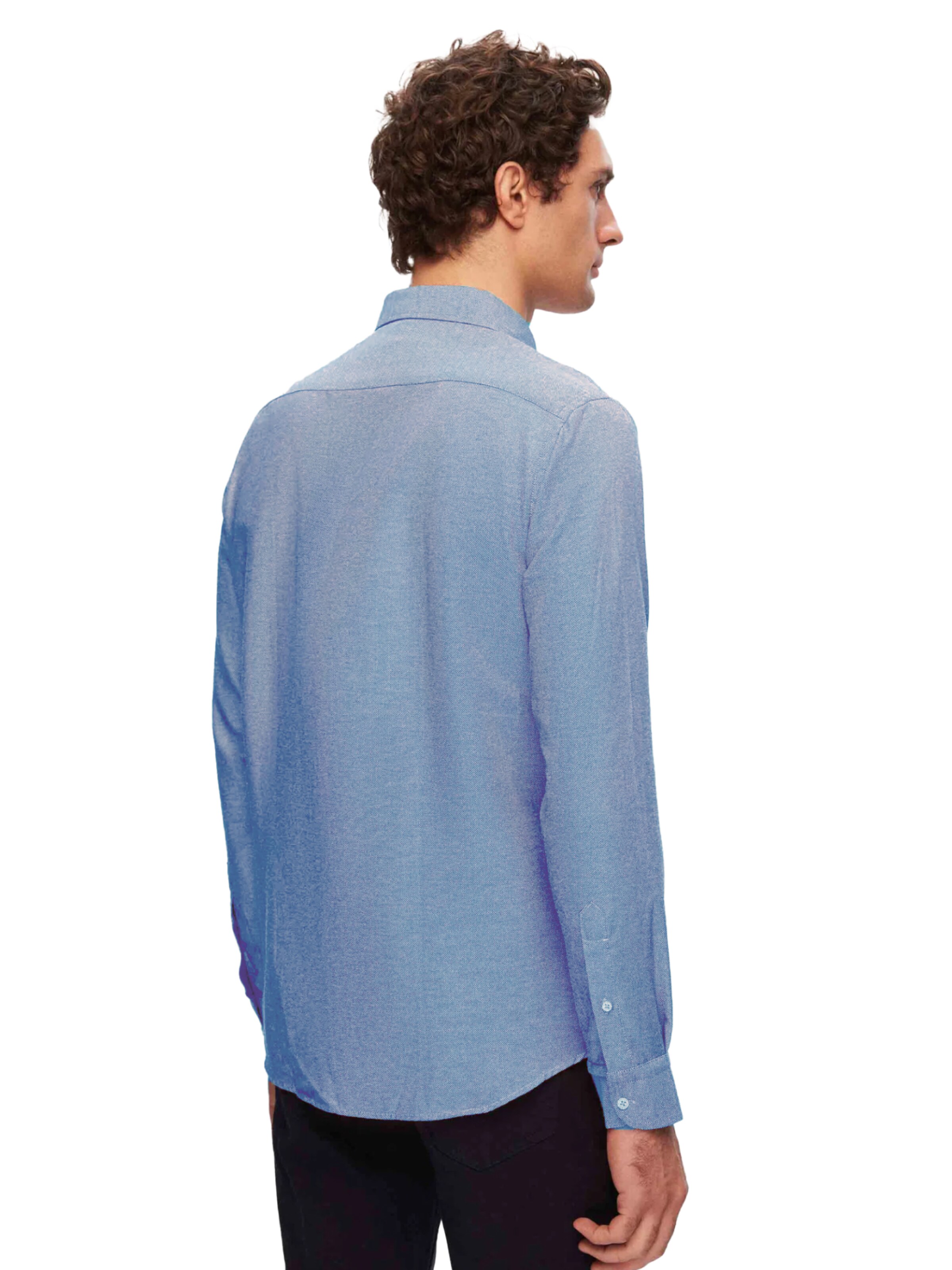 D’S Damat Regular fit Button Up Shirt in Blue