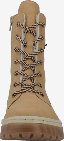 Bottines à lacets Rieker en beige