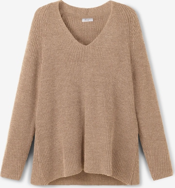 SHEEGO Sweater in Beige: front