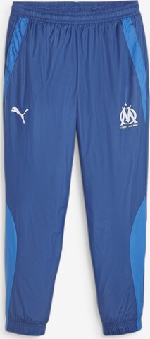 PUMA Workout Pants 'Olympique de Marseille' in Blue: front
