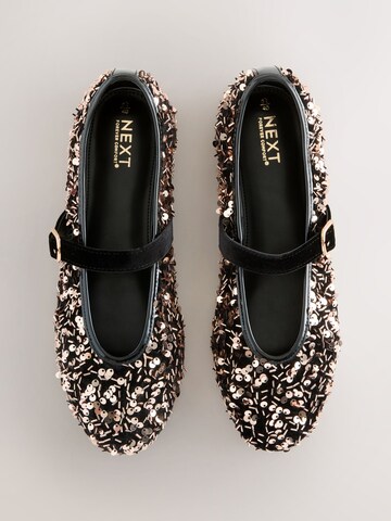 Next Ballerina met riempjes in Zwart