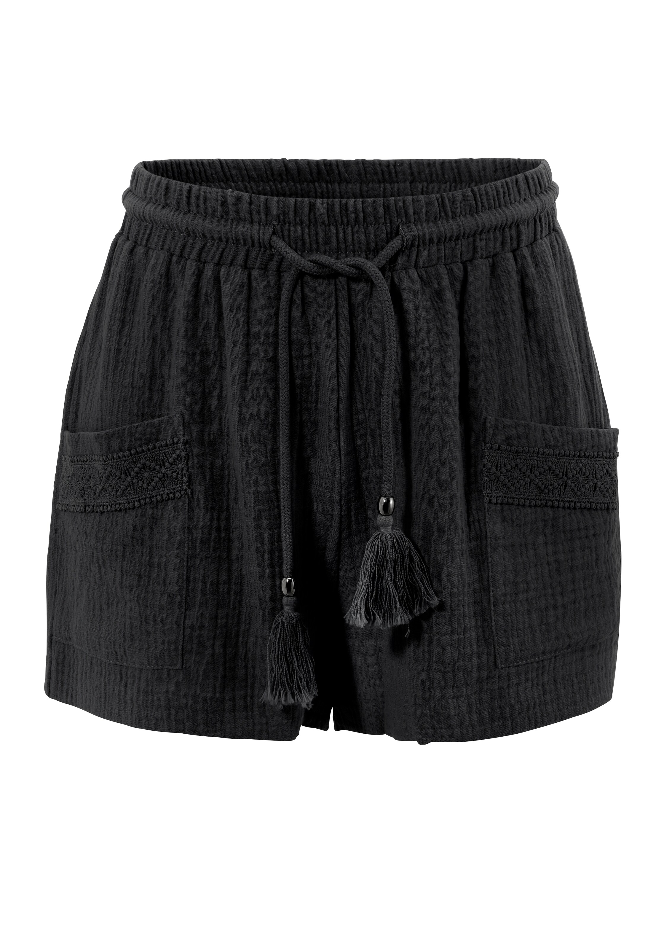 Aniston CASUAL Regular Pants in Black: front