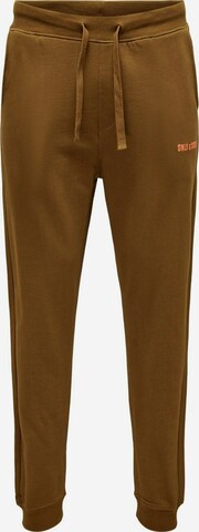 Effilé Pantalon Only & Sons en marron : devant