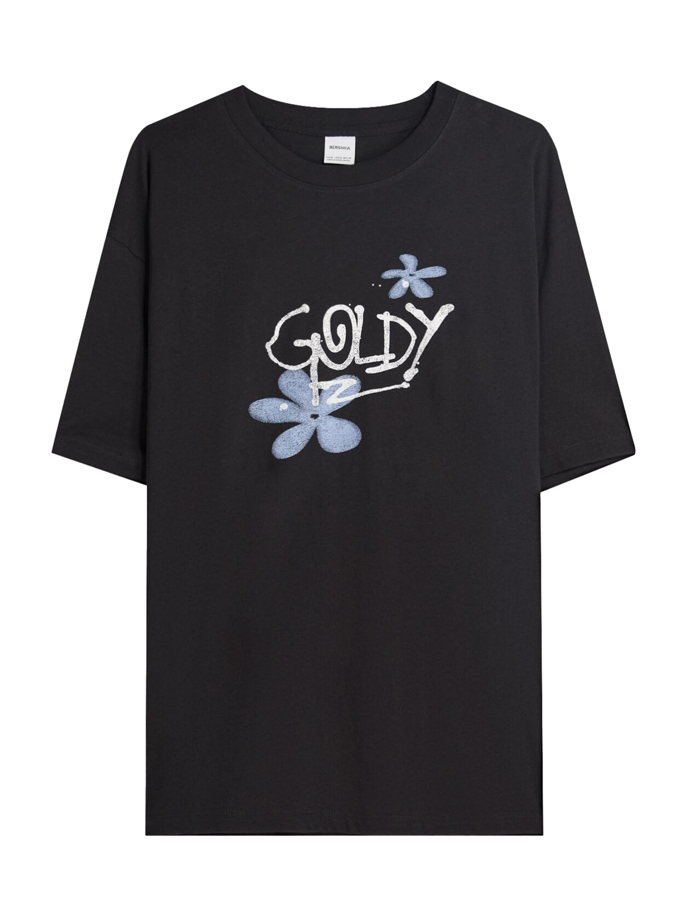 T-Shirt Bershka en gris : devant