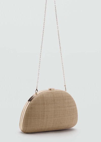 MANGO Clutch 'Monir' in Beige, Item view
