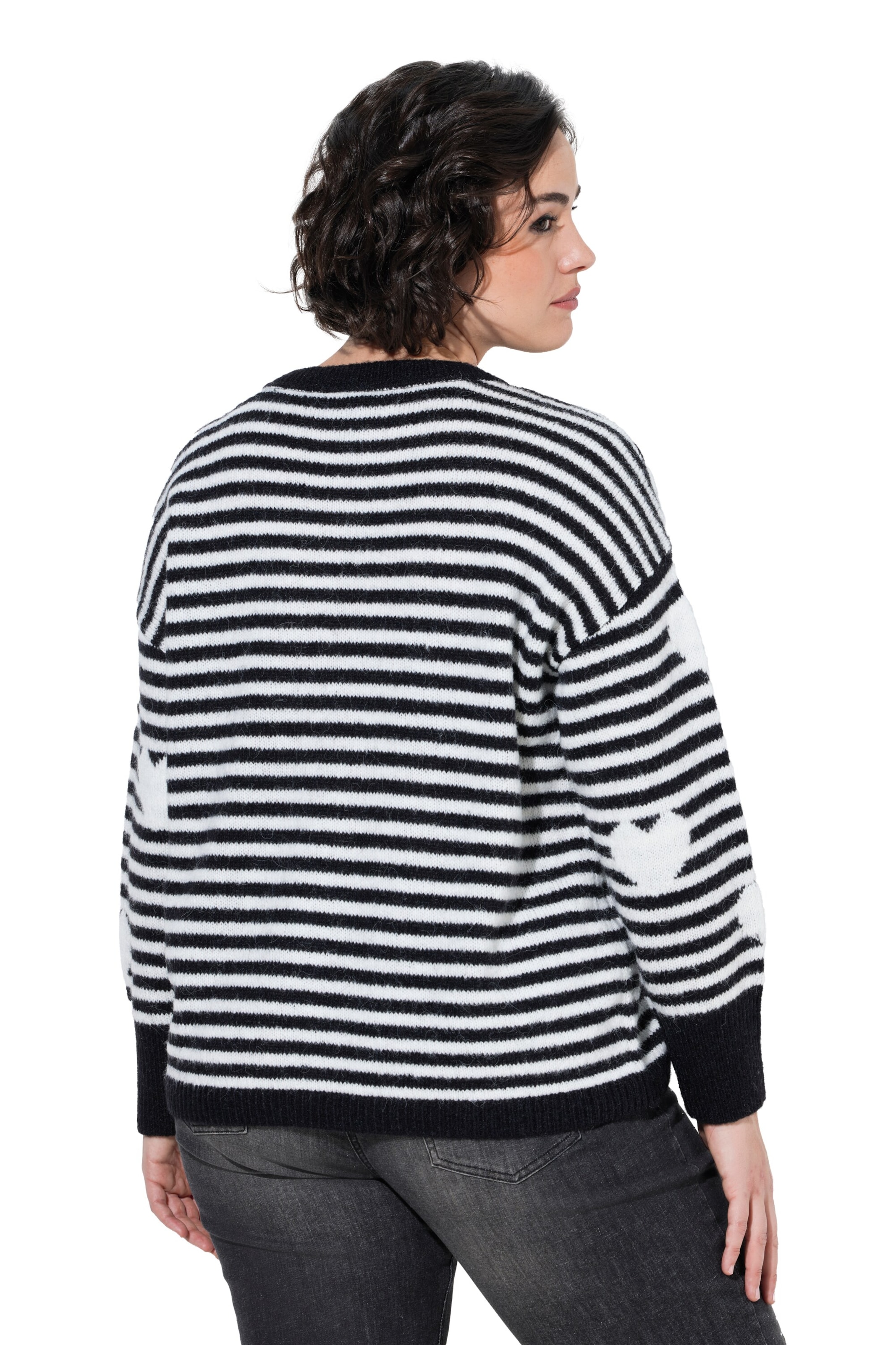 Ulla Popken Pullover in Schwarz