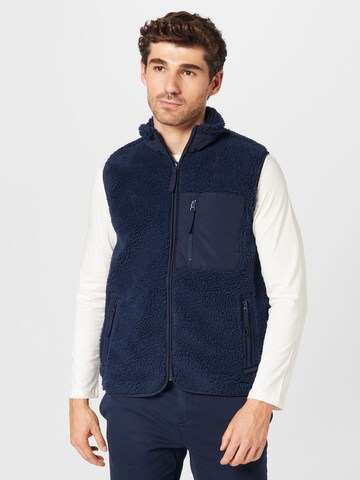 Gilet Lindbergh en bleu : devant