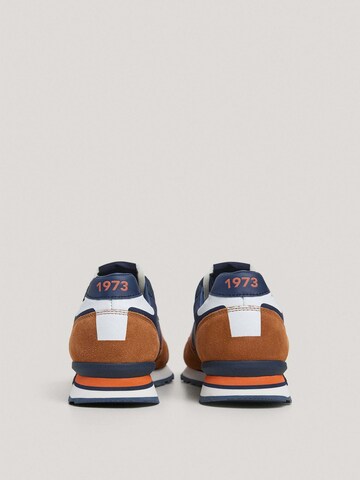 Pepe Jeans Platform trainers 'Brit Road' in Blue