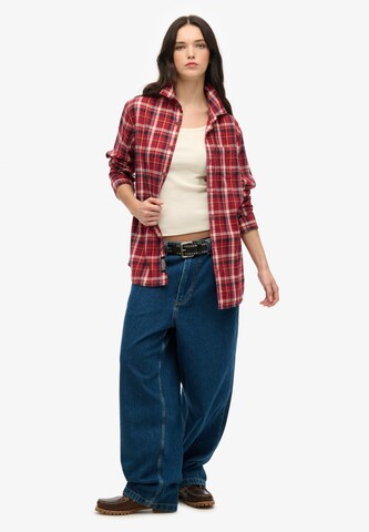 Superdry Regular fit Blouse in Rood