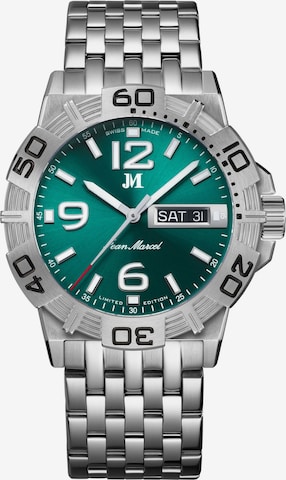 Montre à affichage analogique Jean Marcel en argent : devant