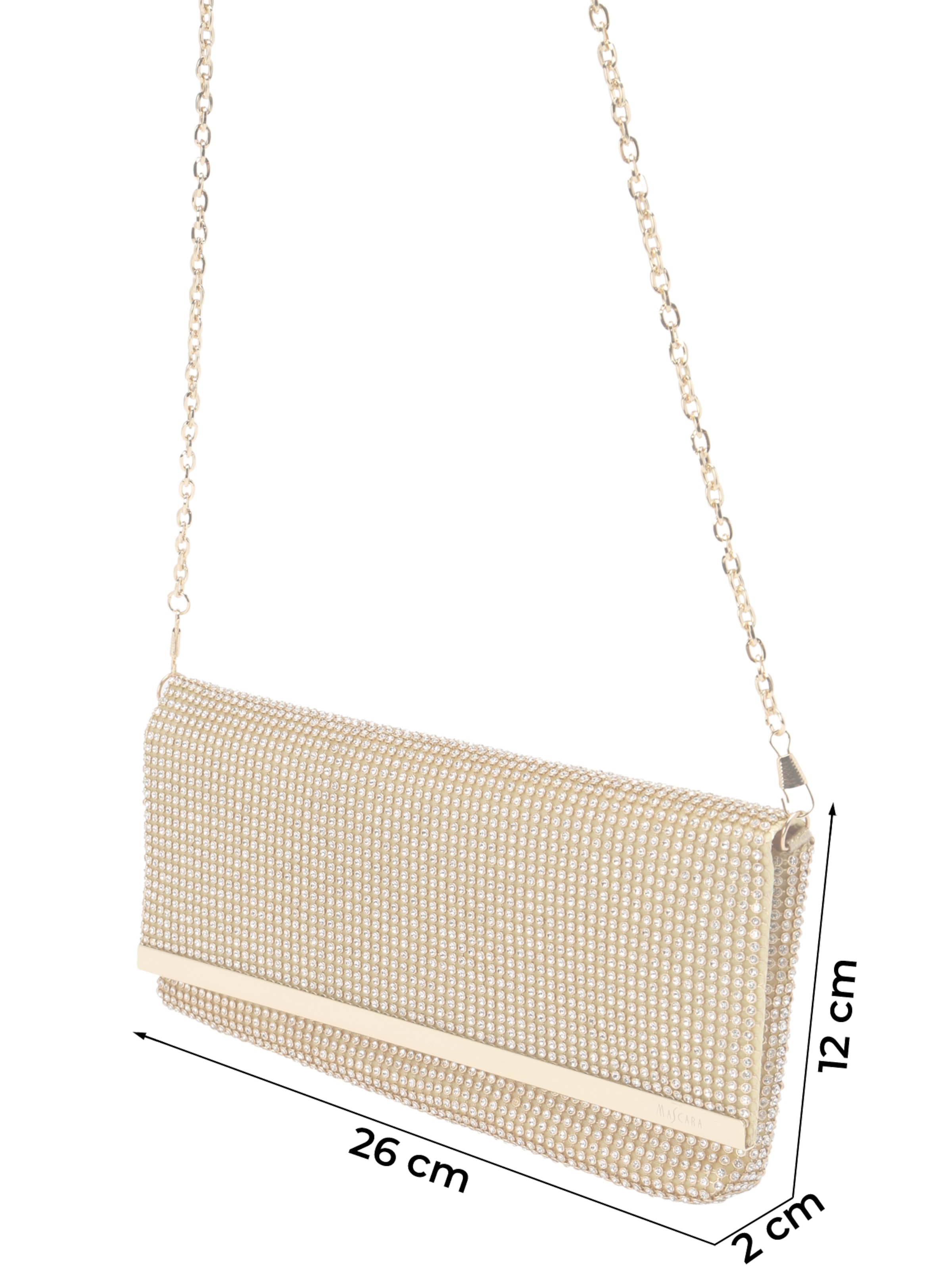 mascara - Clutches em ouro