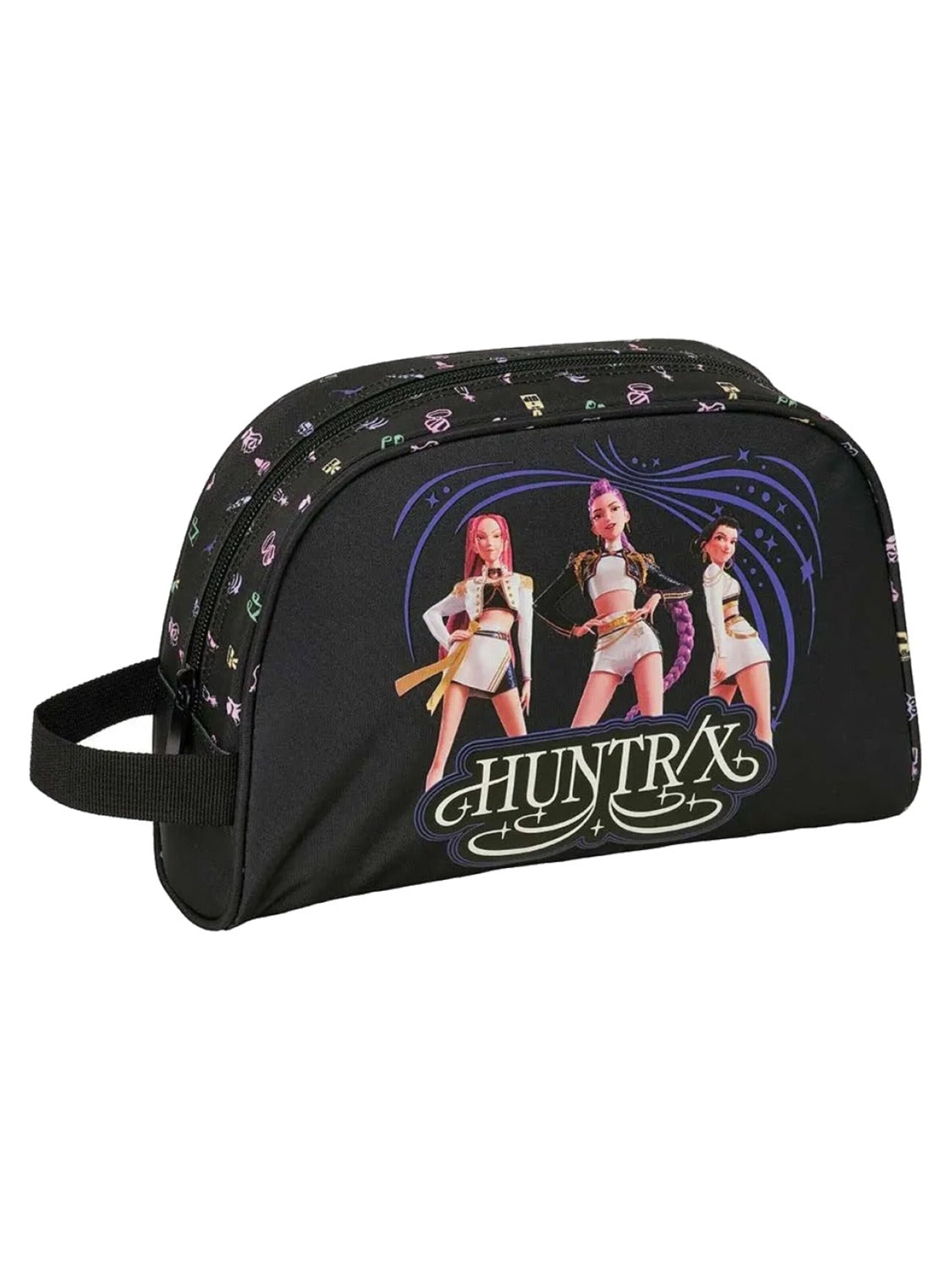 Kpop Demon Hunters Toiletry bag in Black: front