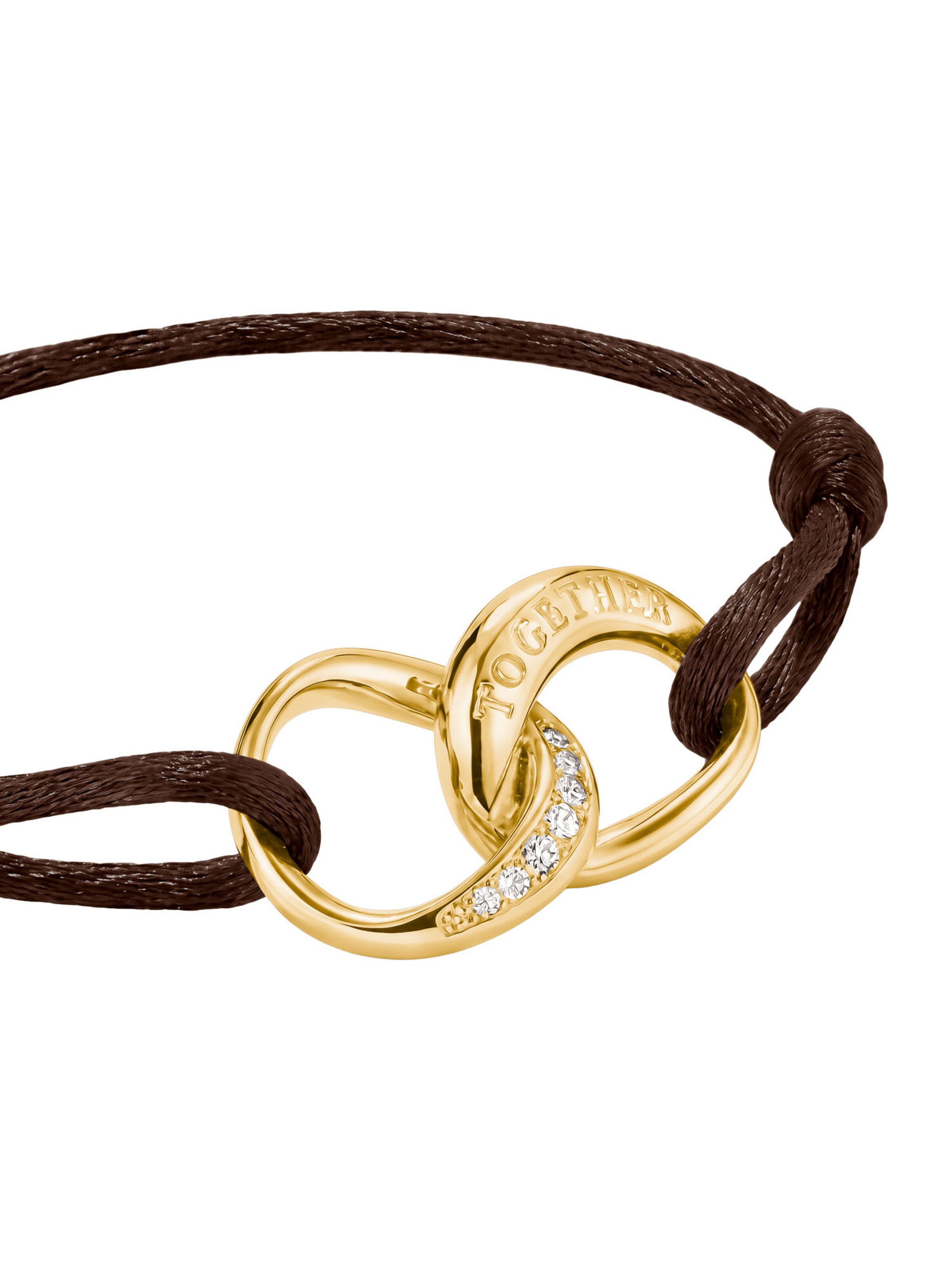 Thomas Sabo Bracelet in Brown