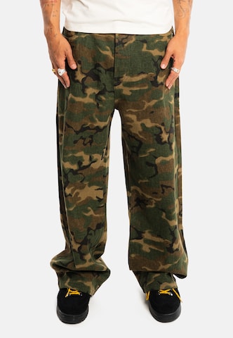 regular Jeans di Another Cotton Lab in verde: frontale
