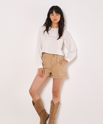 Regular Pantalon Apricot en beige