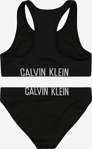 Calvin Klein Swimwear Бюстие Бански тип бикини в черно