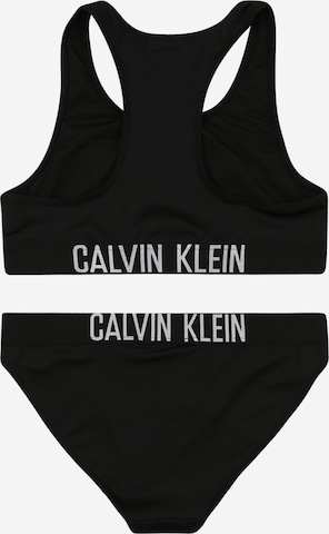 Calvin Klein Swimwear - Soutien Bustier Biquíni em preto