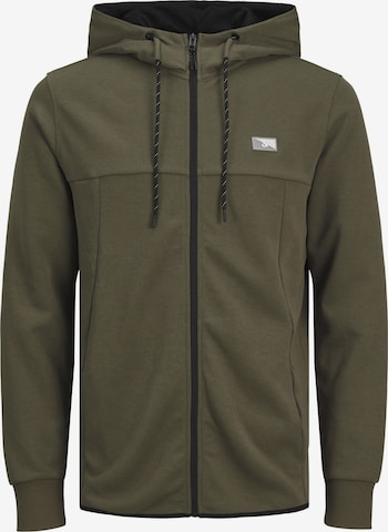 JACK & JONES Tréning dzseki 'JCOAir' - zöld: elől