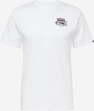 VANS Shirt 'POSITIVE ATTITUDE' in White: front