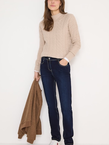 Coupe slim Jean 'Scarlett' CECIL en bleu