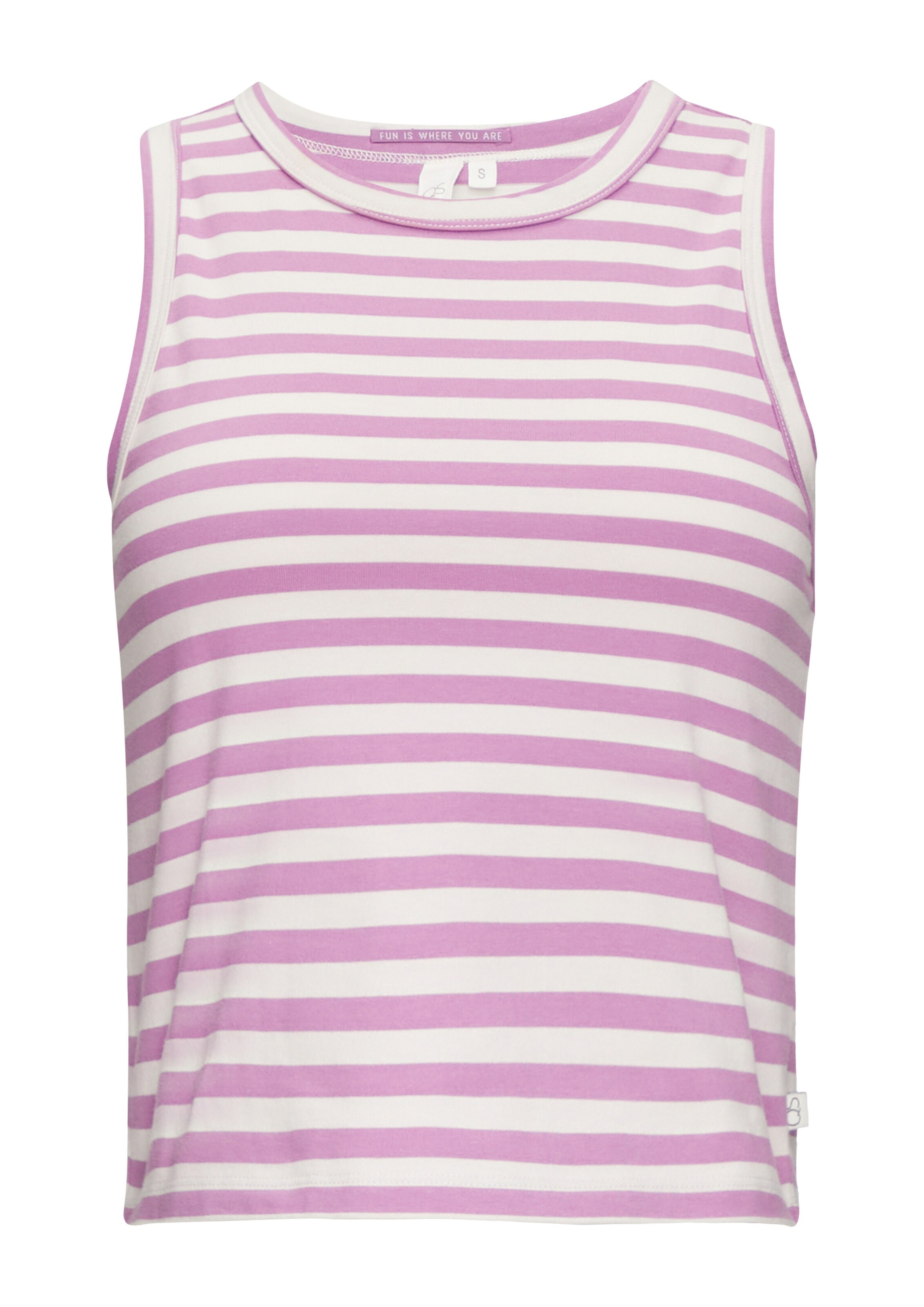 QS Top in Lila: voorkant