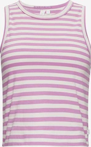 QS Top in Lila: Vorderseite