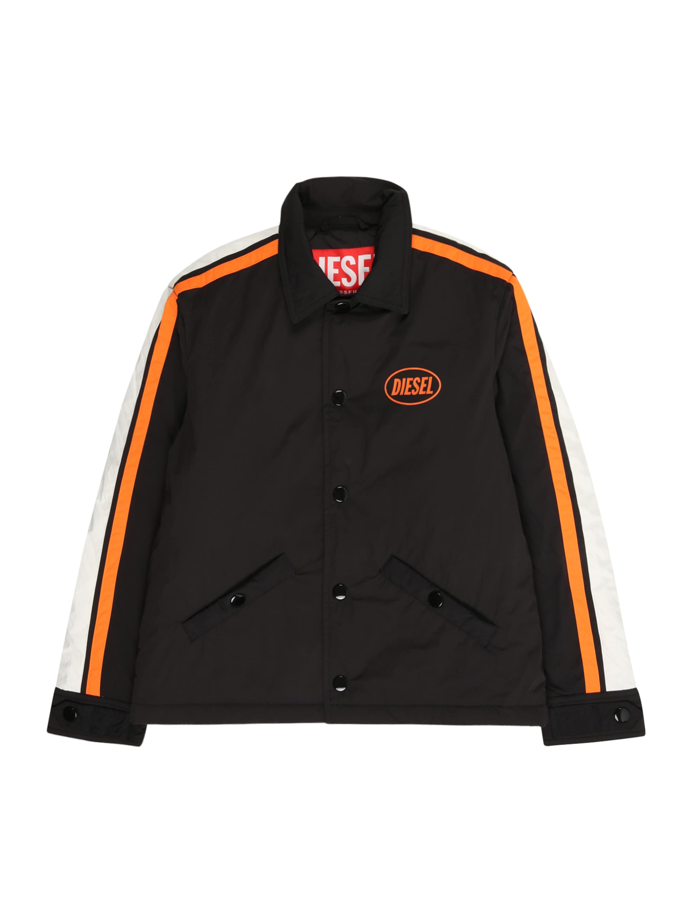 DIESEL - Chaqueta de entretiempo en negro: frente