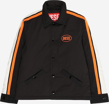DIESEL Välikausitakki värissä musta: etupuoli