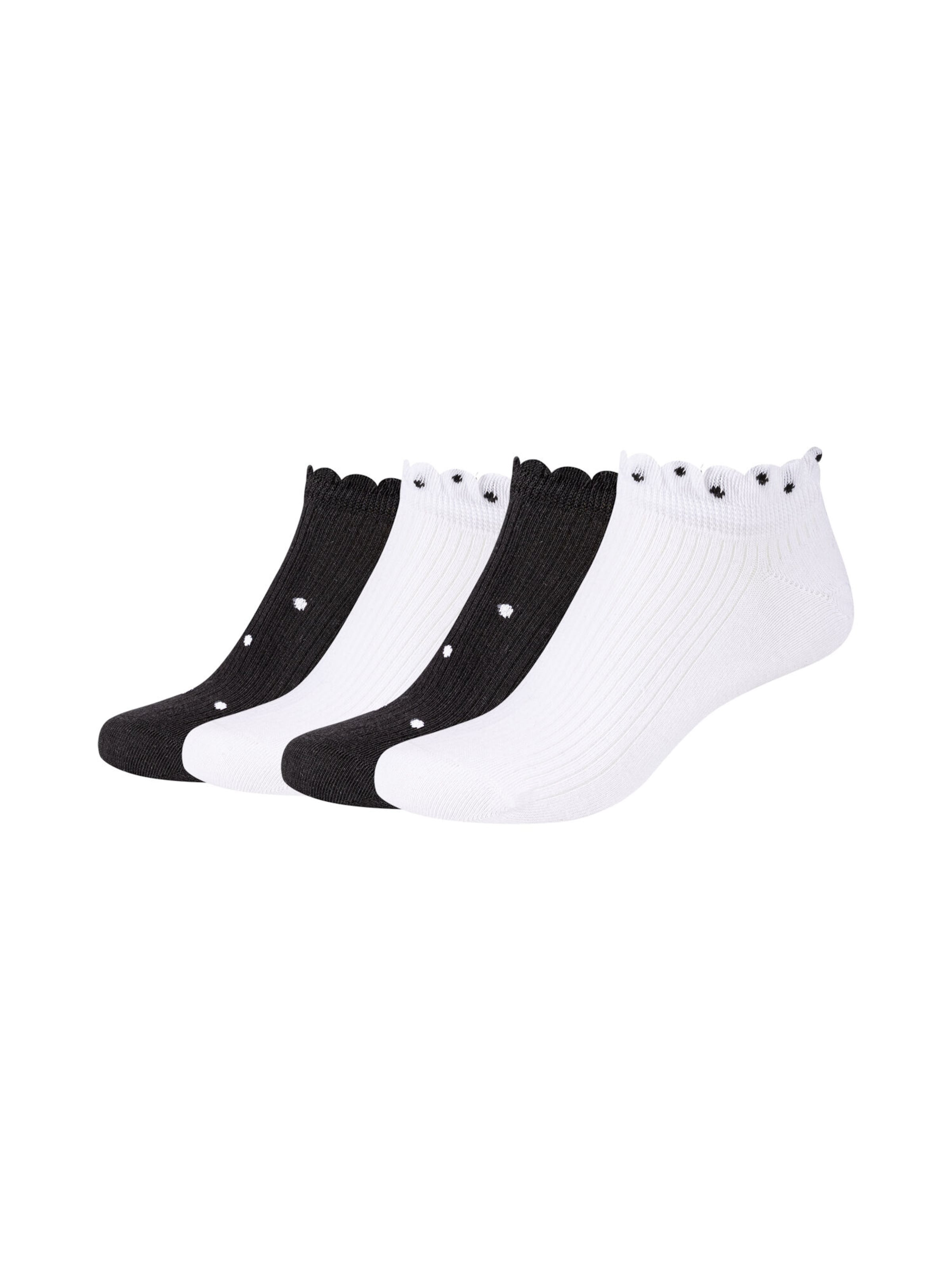 camano Ankle Socks in Black: front