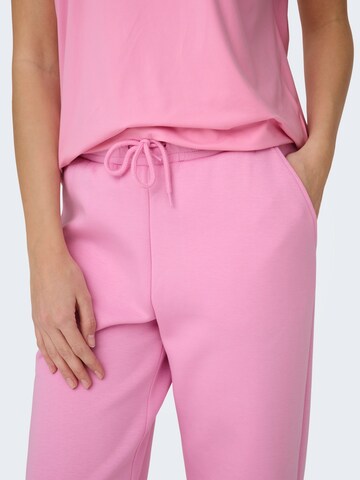 Effilé Pantalon de sport 'ONPLounge' ONLY PLAY en rose