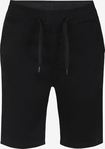Kids Up Regular Pants 'Norr' in Black: front