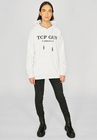 TOP GUN Sweatshirt in Weiß