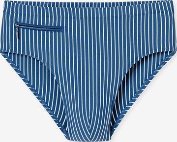 SCHIESSER Swim Trunks ' Ocean Swim ' in Blue: front
