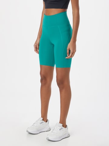 Skinny Pantaloni sportivi di Girlfriend Collective in verde: frontale