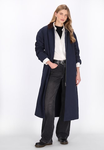 Manteau mi-saison DreiMaster Vintage en bleu : devant