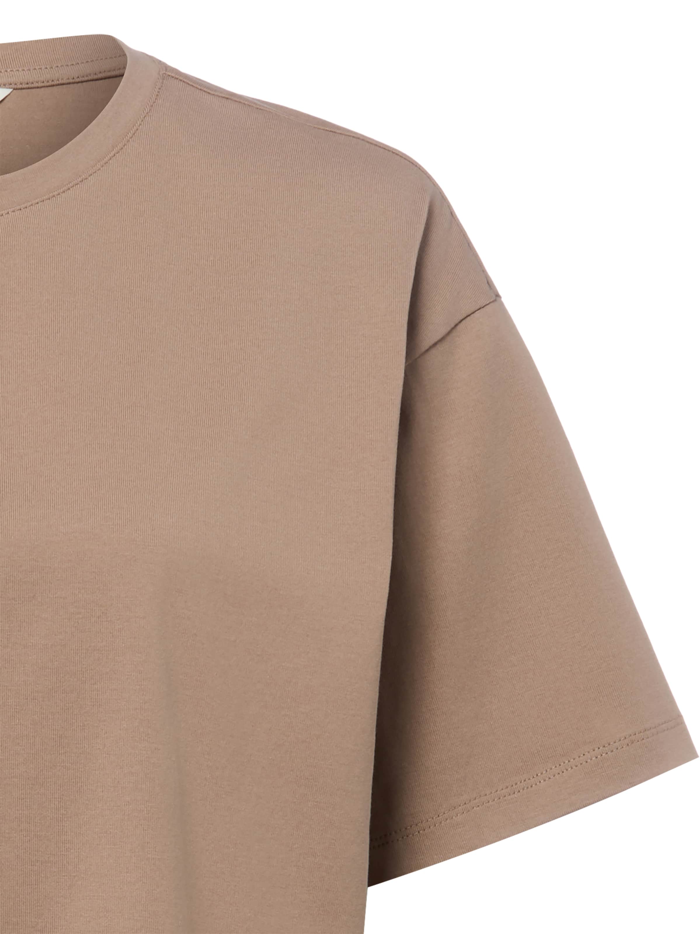 T-shirt 'Mountain Trail' MSCH COPENHAGEN en beige
