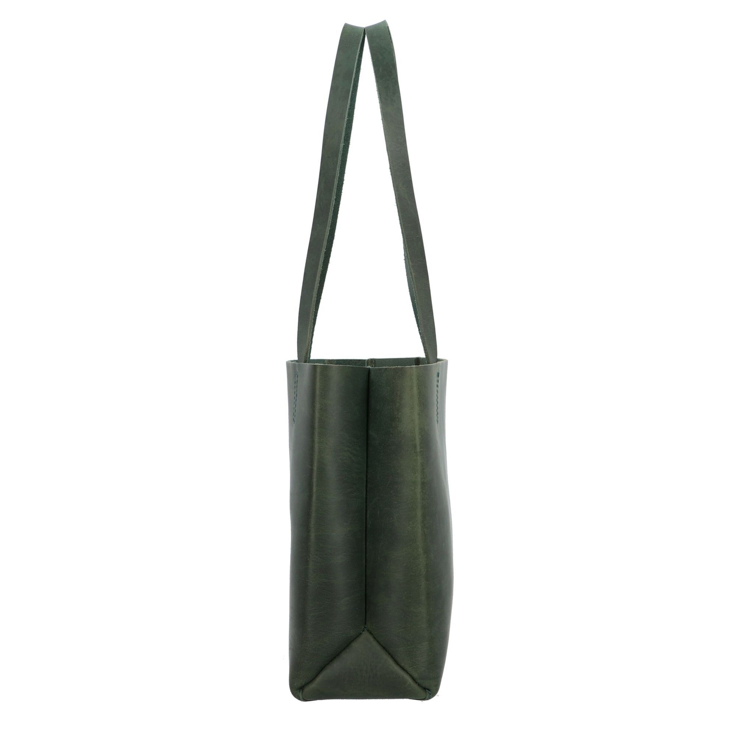 Borsa a spalla 'Paperbag' di Harold's in verde