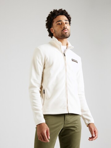 NAPAPIJRI Fleece jas 'T-IAATO' in Beige: voorkant