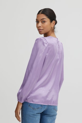 b.young Blouse in Lila