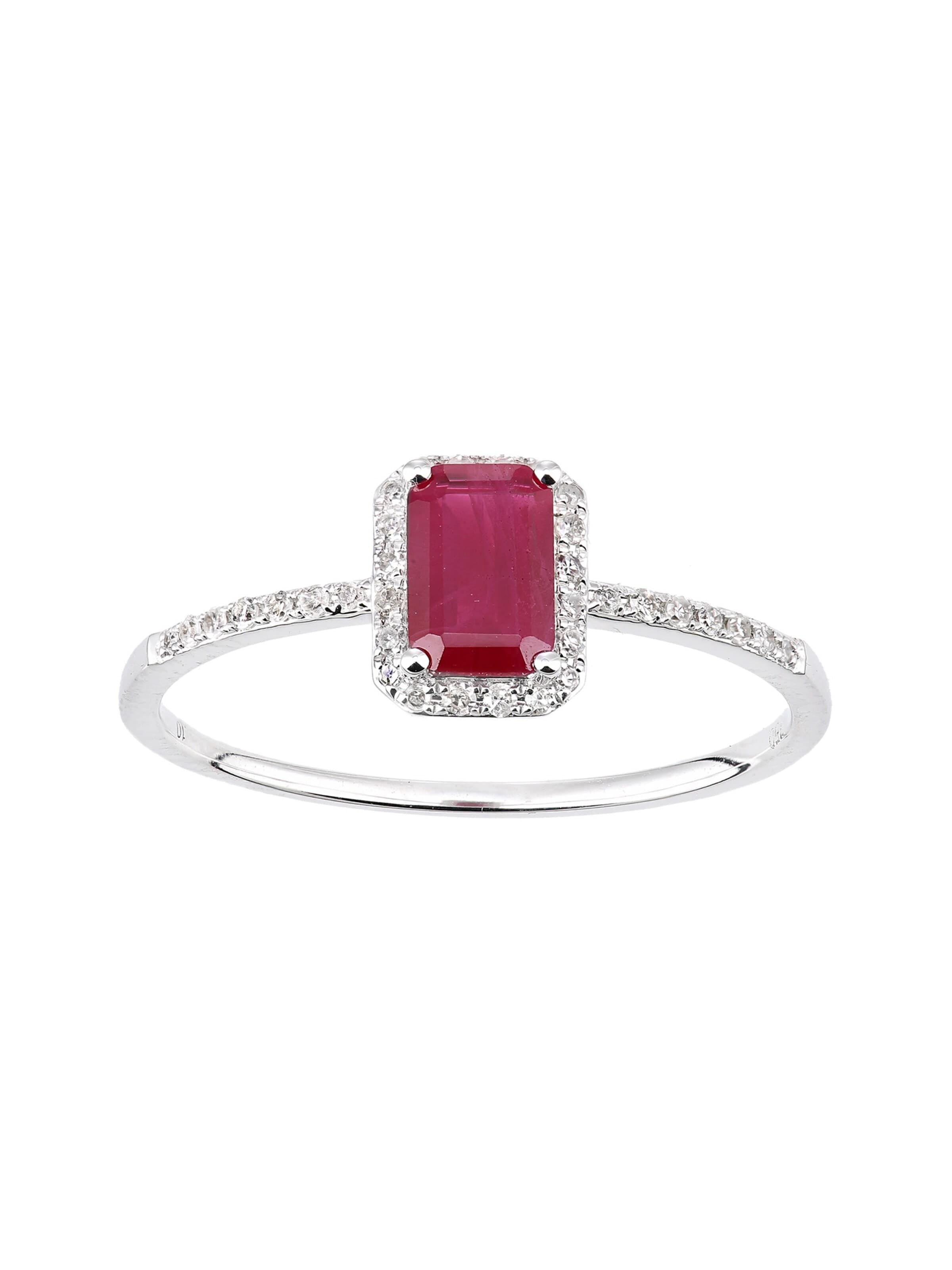 DIAMANT LETERNEL Ring in Silver: front