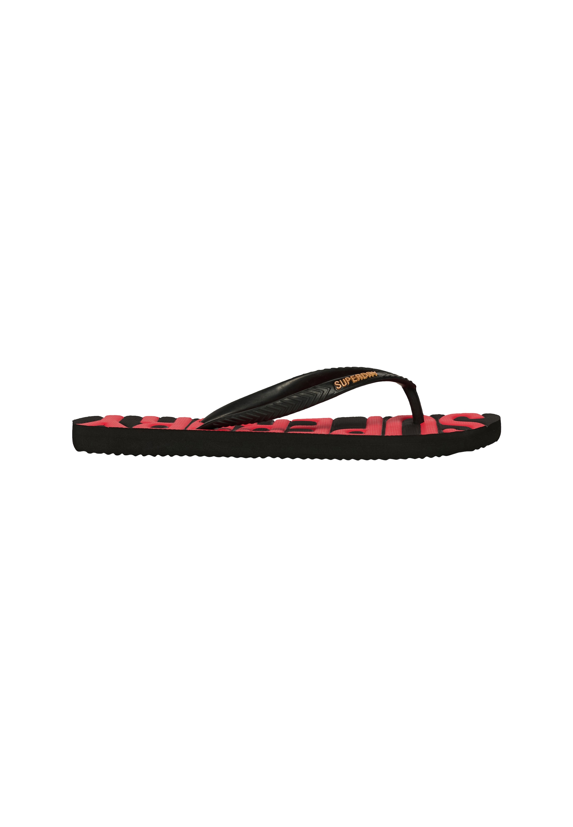 Tongs Superdry en noir : devant