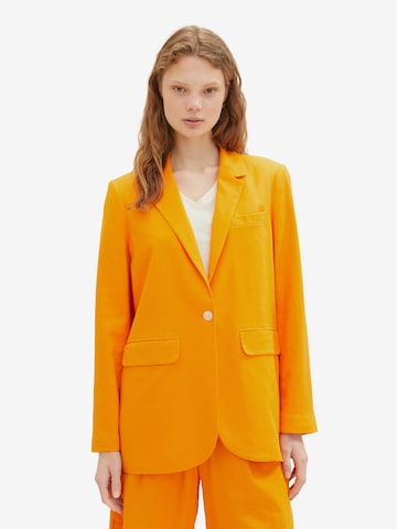 TOM TAILOR DENIM Blazer in Orange: front