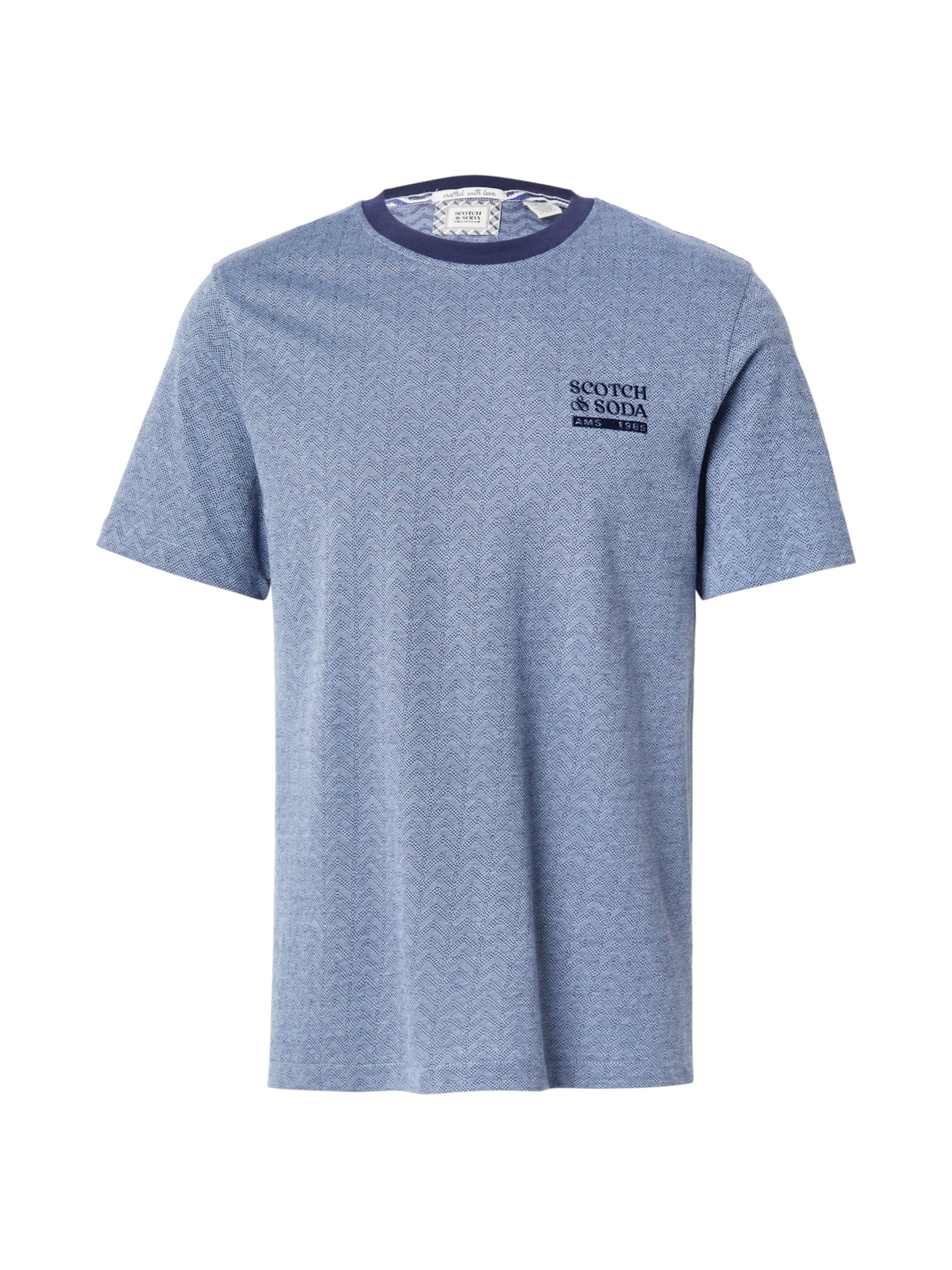 SCOTCH & SODA Shirt in Blauw: voorkant
