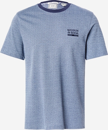 T-Shirt SCOTCH & SODA en bleu : devant