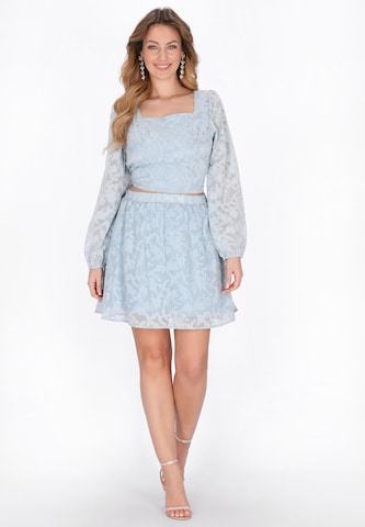 Chemisier 'Festive' faina en bleu