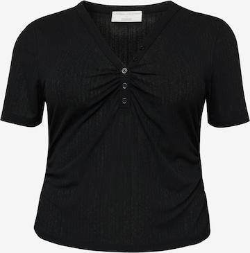 Guido Maria Kretschmer Curvy Shirt 'Hava' in Schwarz: predná strana