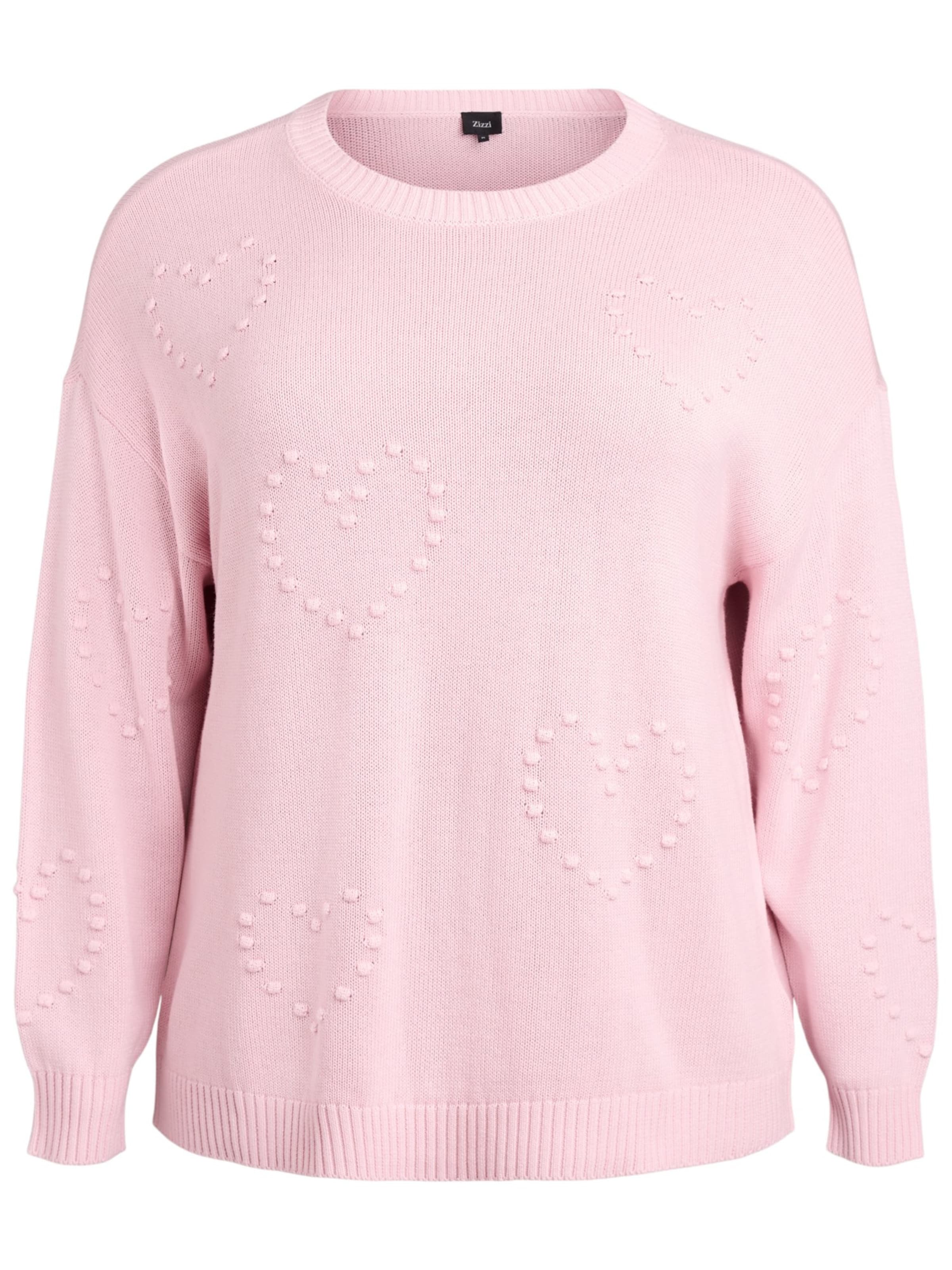 Pulover 'Memmi' de la Zizzi pe roz: față